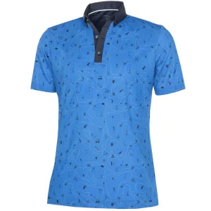 Galvin Green Miro V8  Polo Shirt - Blue/Navy Walk Loud Mother's Day Sale