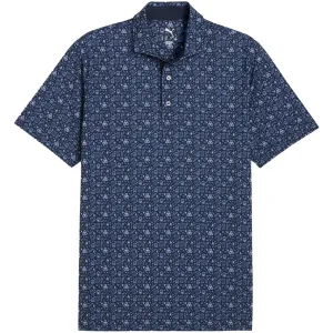 Dare to Lead Puma Mattr Port Polo Shirt - White Glow/Deep Navy