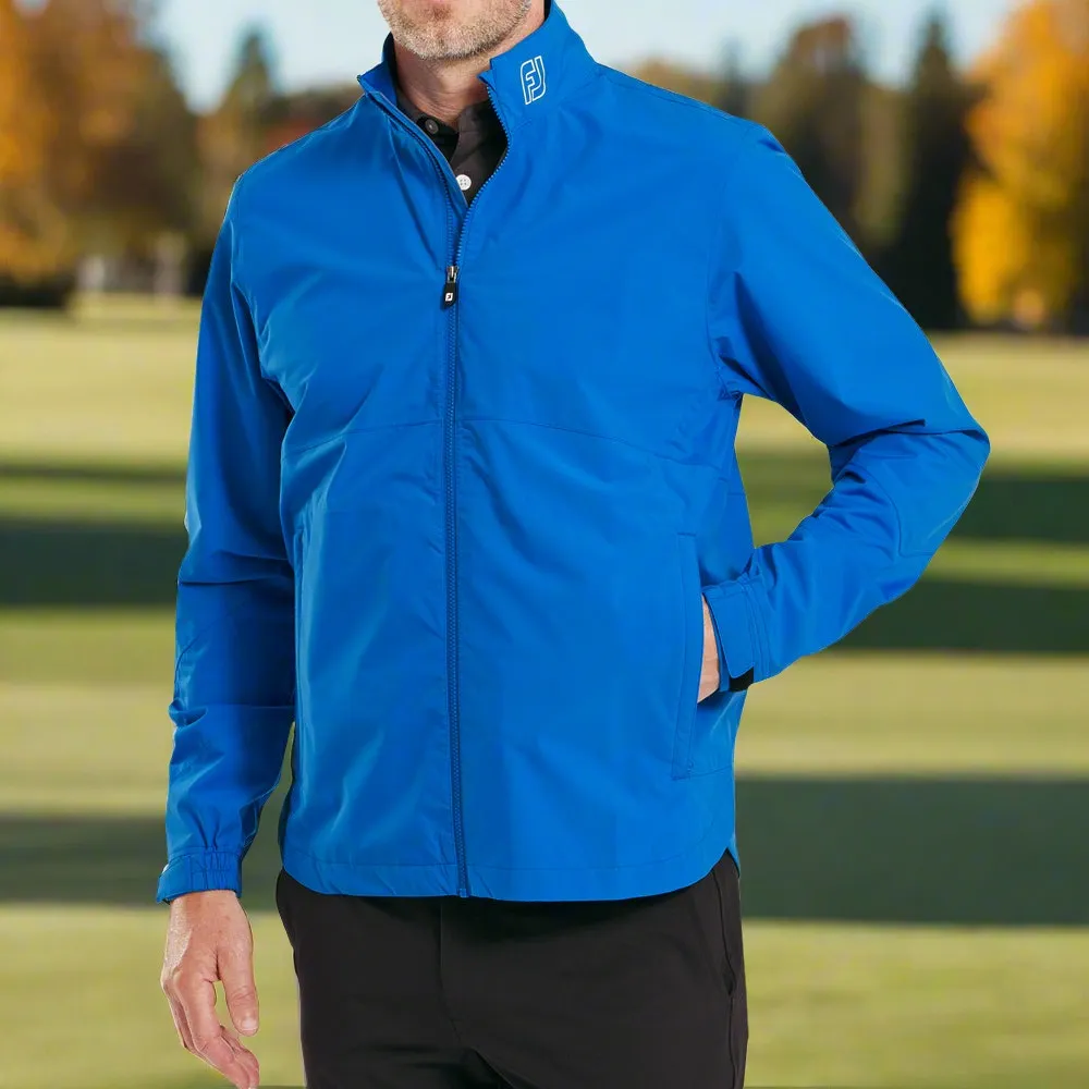 Footjoy Hydrolite X Waterproof Jacket - Blue Lead with Style