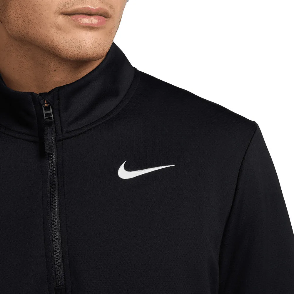 Nike Victory Dri-Fit Therma Flex 1/2 Zip Pullover - Black/Black/White Engineered for Speed Holiday Sale
