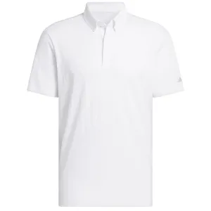 Adidas Go-To Textured Polo Shirt - White Step Into Strength