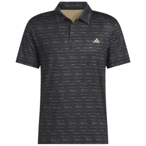 Adidas Stripe Zip Polo Shirt - Black/Hemp Feel the Energy