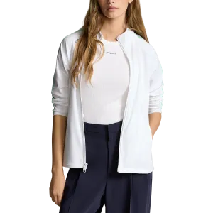 Not for the Ordinary Rlx Ralph Lauren Women'S Power Stretch Full-Zip Golf Jacket - Ceramic White