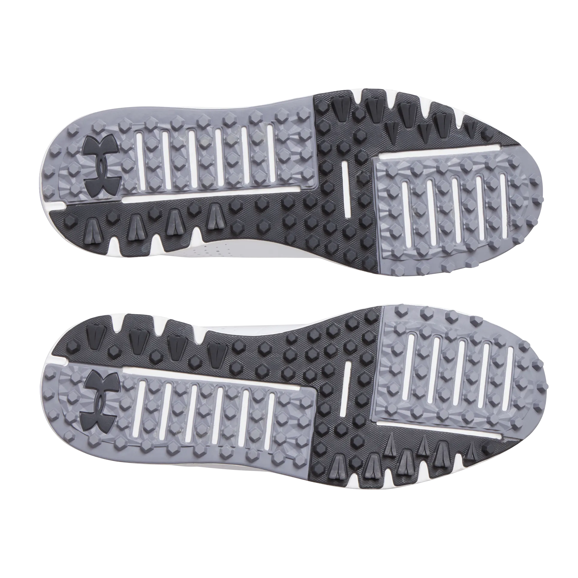 Under Armour Drive Medal Spikeless Golf Shoes - White/Titan Grey Labor Day Sale