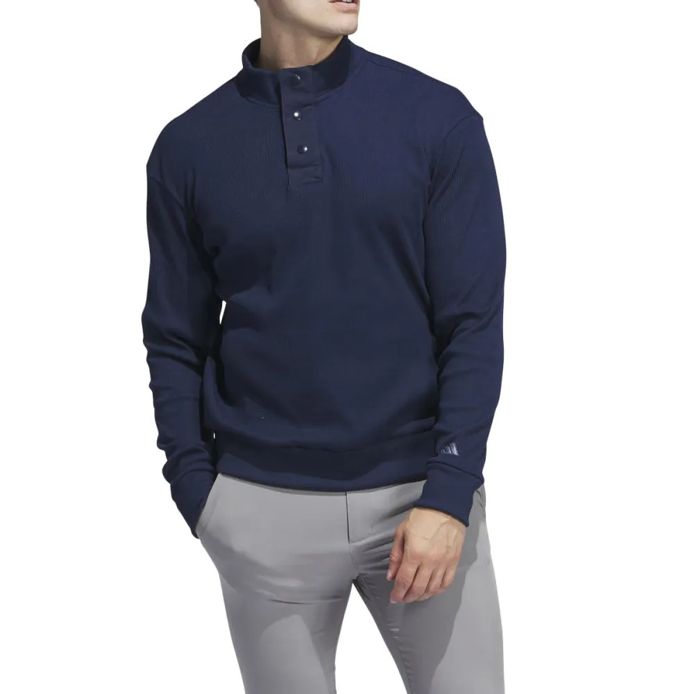 Adidas Go-To Cozy Pullover - Collegiate Navy Made to Move Stride with Confidence