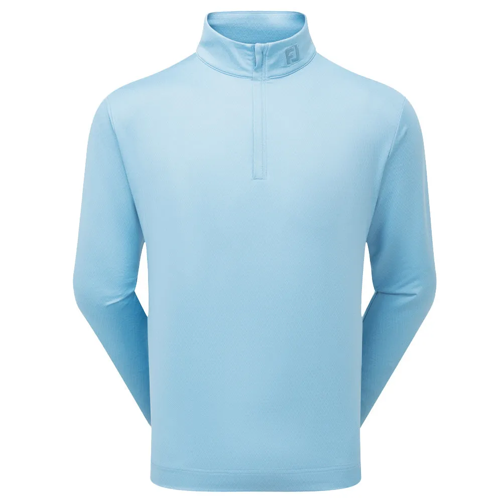Footjoy Tonal Deco Diamond Chillout 1/4 Zip - Air Blue Dress from the Feet Up Flash Sale