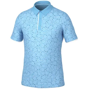 Step into the Beat Built for the Bold Galvin Green Mannix Polo Shirt - Alaskan Blue/Navy