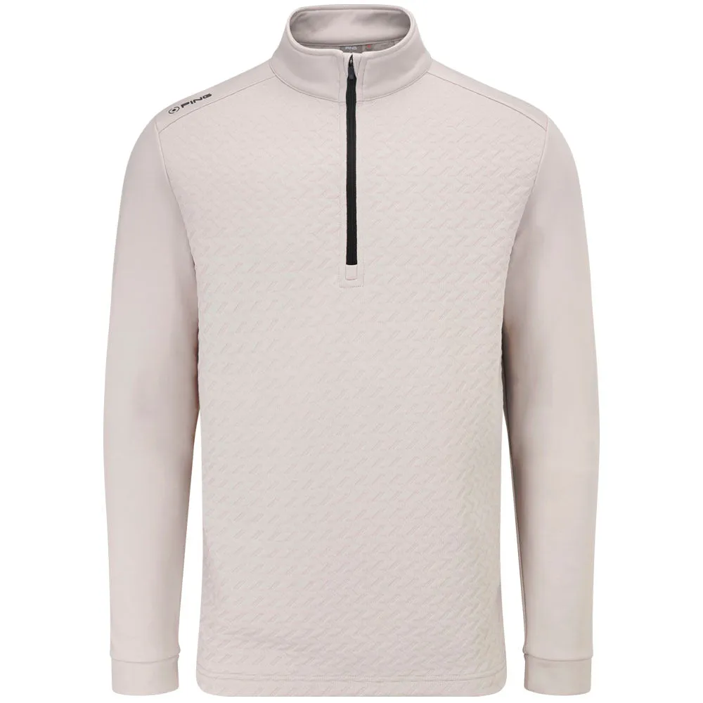 Power Every Step Ping Whister 1/2 Zip Pullover - Mushroom