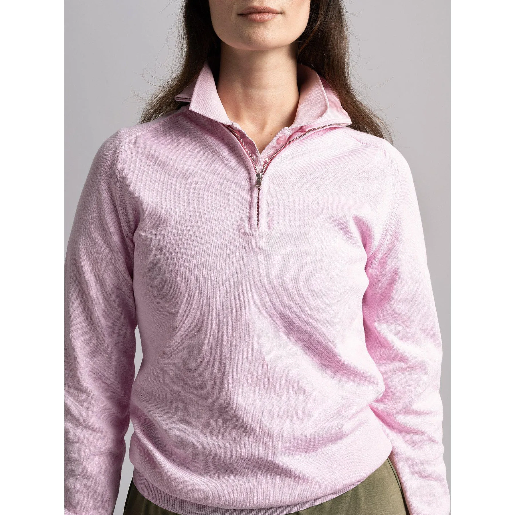 Cross Women'S Greta 1/4 Zip Golf Knit - Lilac Sachet Not for the Ordinary