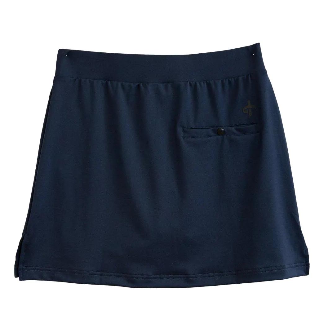 Cross Women'S Stella Long Golf Skort - Navy Walk Loud Exclusive Deal