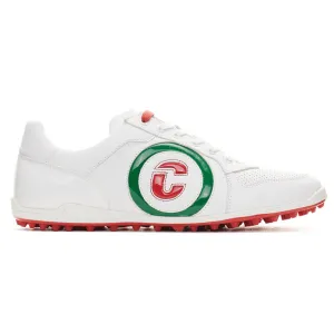 Duca Del Cosma Kuba 2.0 Spikeless Waterproof Shoes- White/Green/Red Special Offer Keep Going Strong
