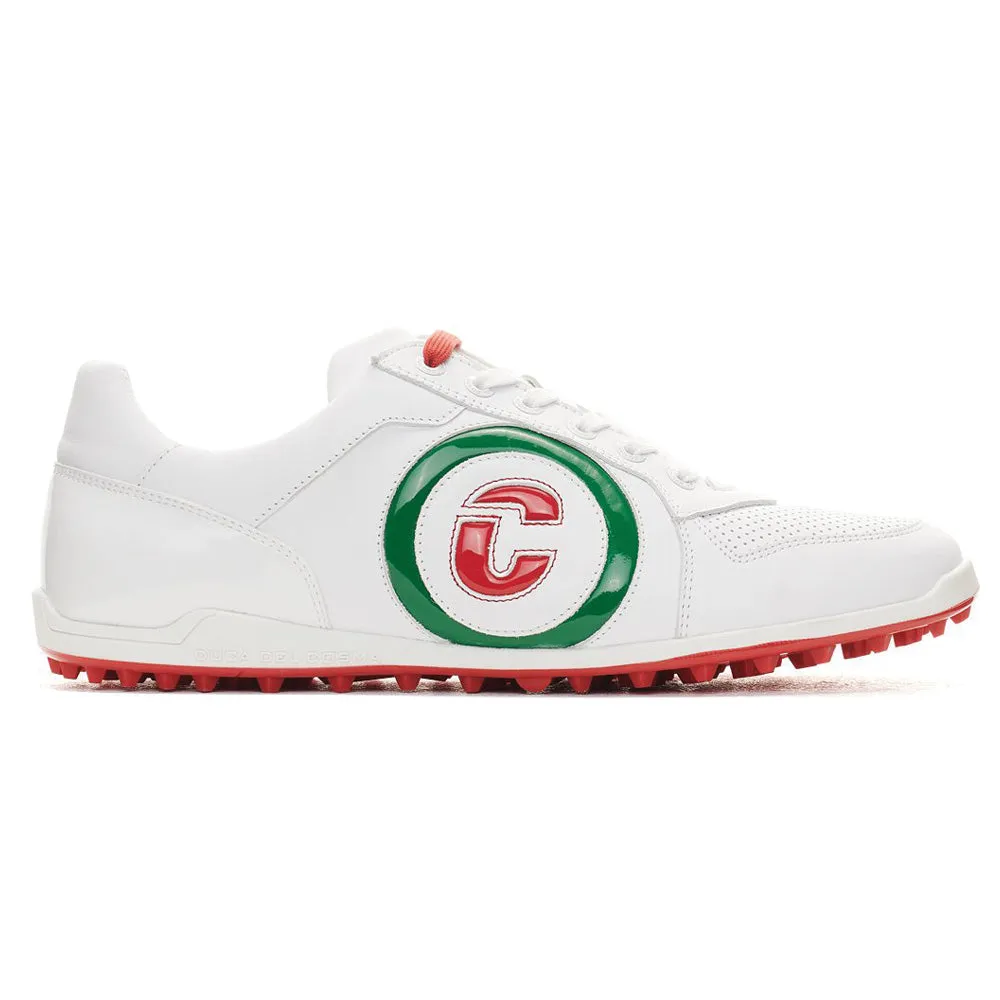 Duca Del Cosma Kuba 2.0 Spikeless Waterproof Shoes- White/Green/Red Special Offer Keep Going Strong
