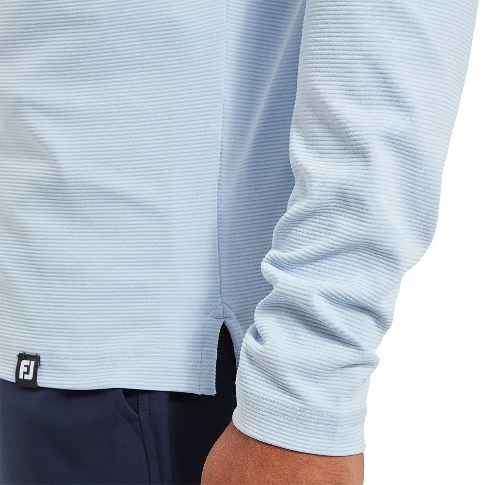 Walk with Power Black Friday Sale Footjoy Ottoman Jacquard Hoodie - Skyway