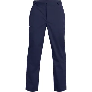 Power Every Step Walk Loud Under Armour Drive Rain Waterproof Trousers - Midnight Navy/Metallic Silver
