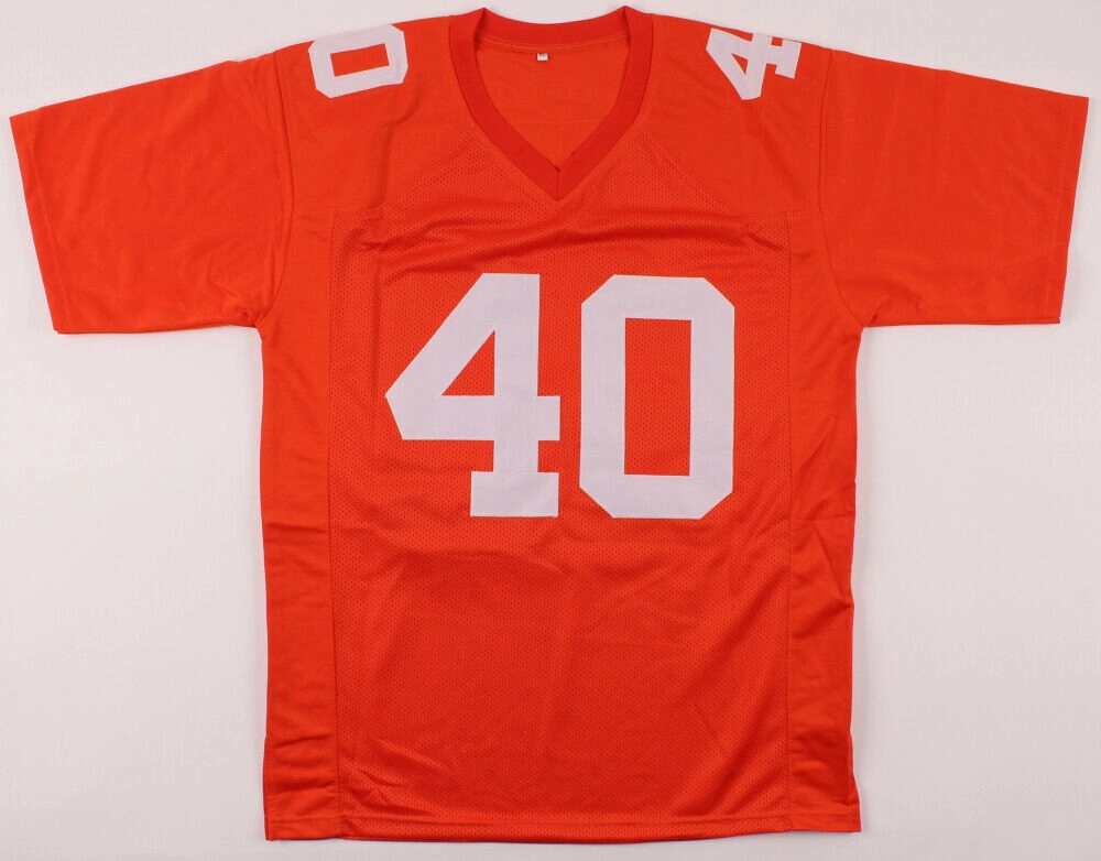 Bill Bates Signed Tennessee Volunteers Jersey (Fiterman) Cowboys D,B (19831997)