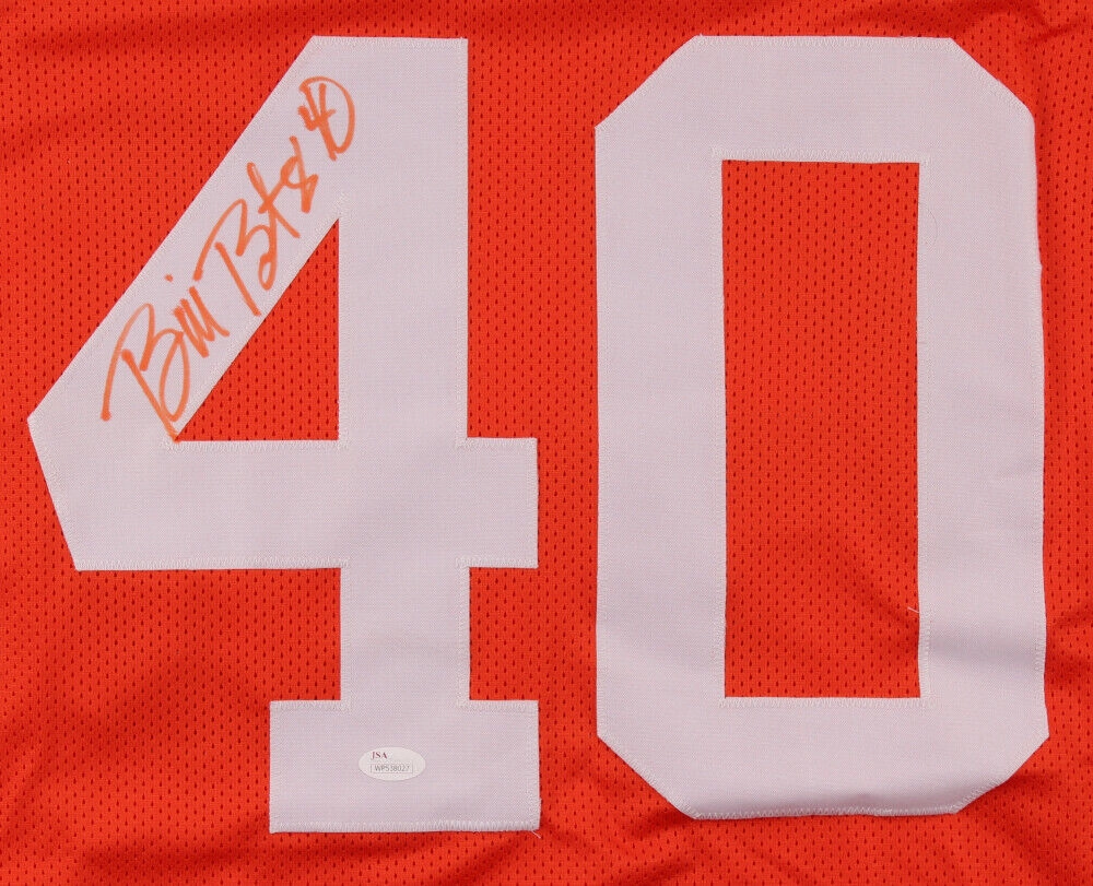 Bill Bates Signed Tennessee Volunteers Jersey (Fiterman) Cowboys D,B (19831997)