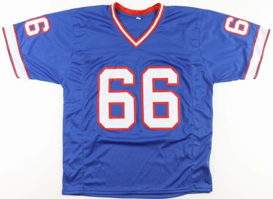 Billy Shaw Signed Buffalo Bills Jersey Inscr HOF 99 (JSA) 8??AFL All-Star Lineman