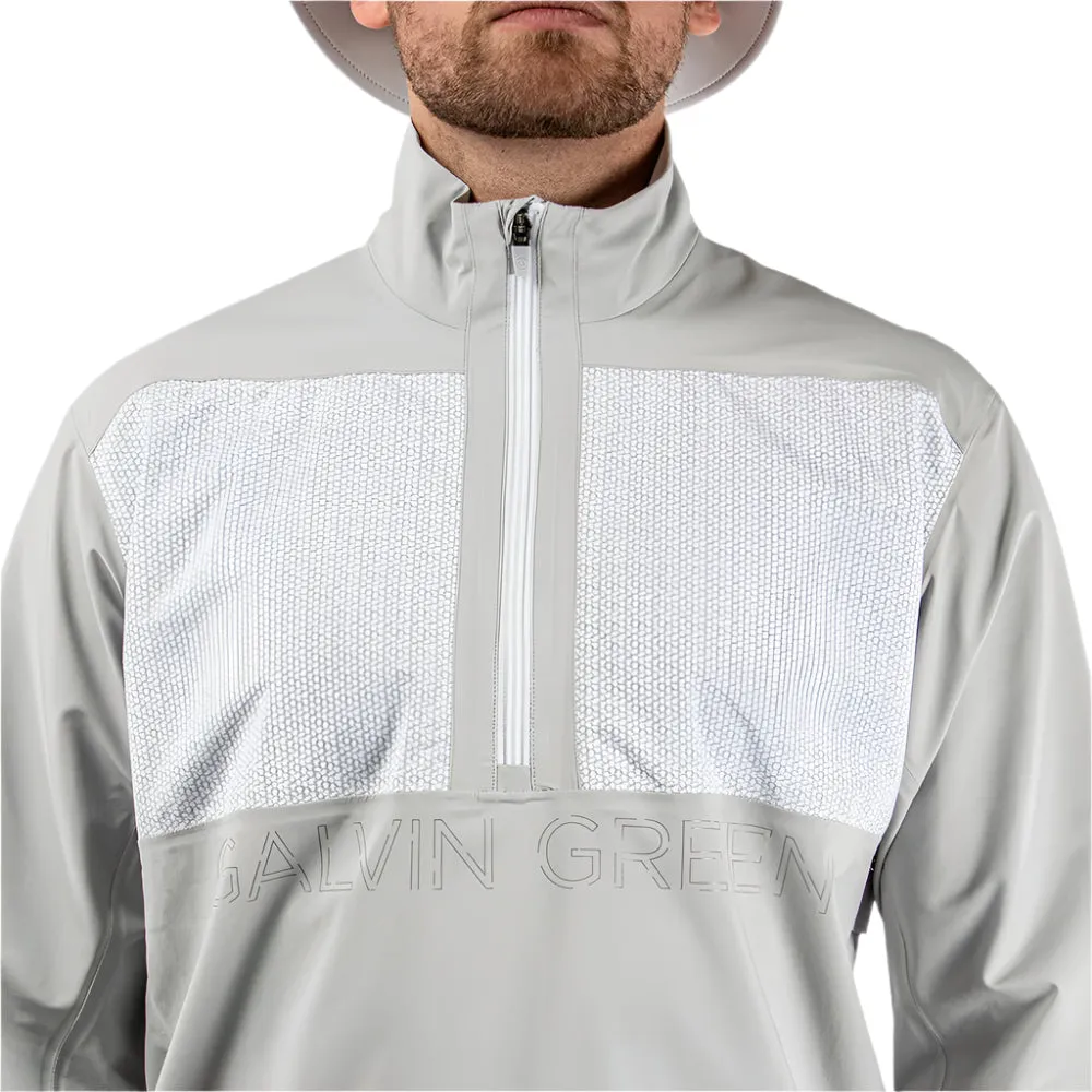 Walk Loud Galvin Green Ashford 1/2 Zip Gore-Tex Waterproof Jacket - Cool Grey/White