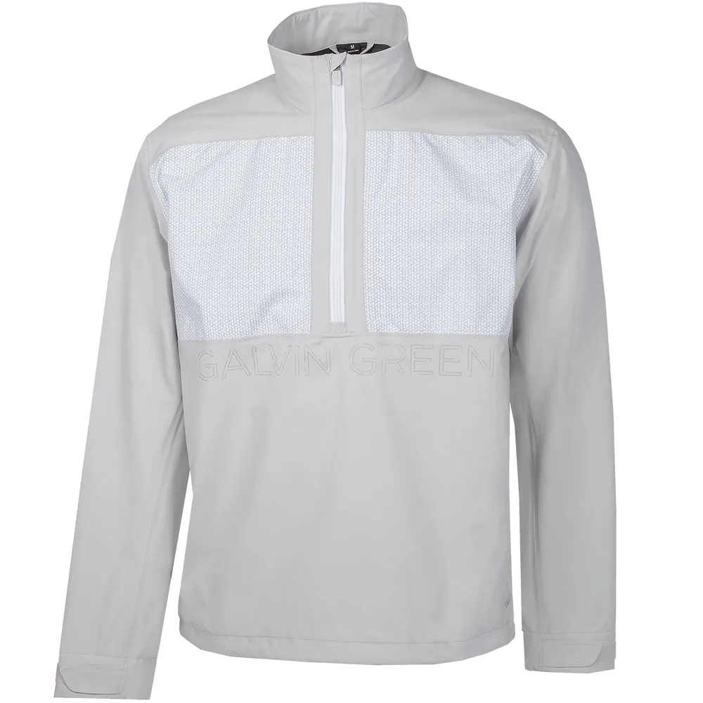 Built for the Bold Command Attention Galvin Green Ashford 1/2 Zip Gore-Tex Waterproof Jacket - Cool Grey/White