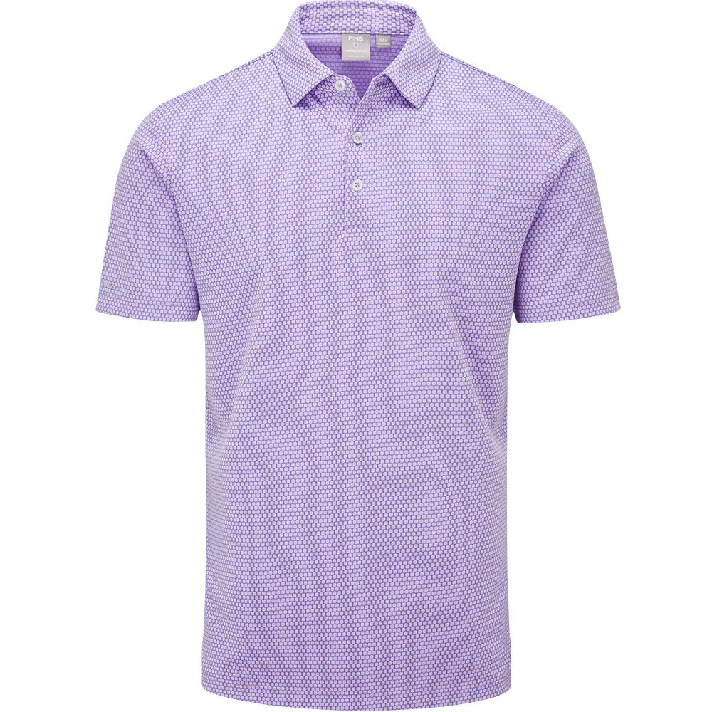 Ping Halcyon Sensorcool Polo Shirt - Cool Lilac Multi Thanksgiving Day Sale Autumn Sale