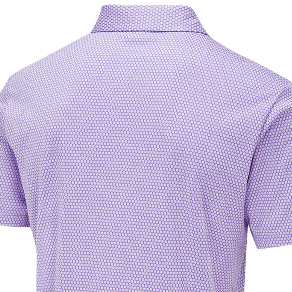 Never Just Walk Stride with Confidence Ping Halcyon Sensorcool Polo Shirt - Cool Lilac Multi