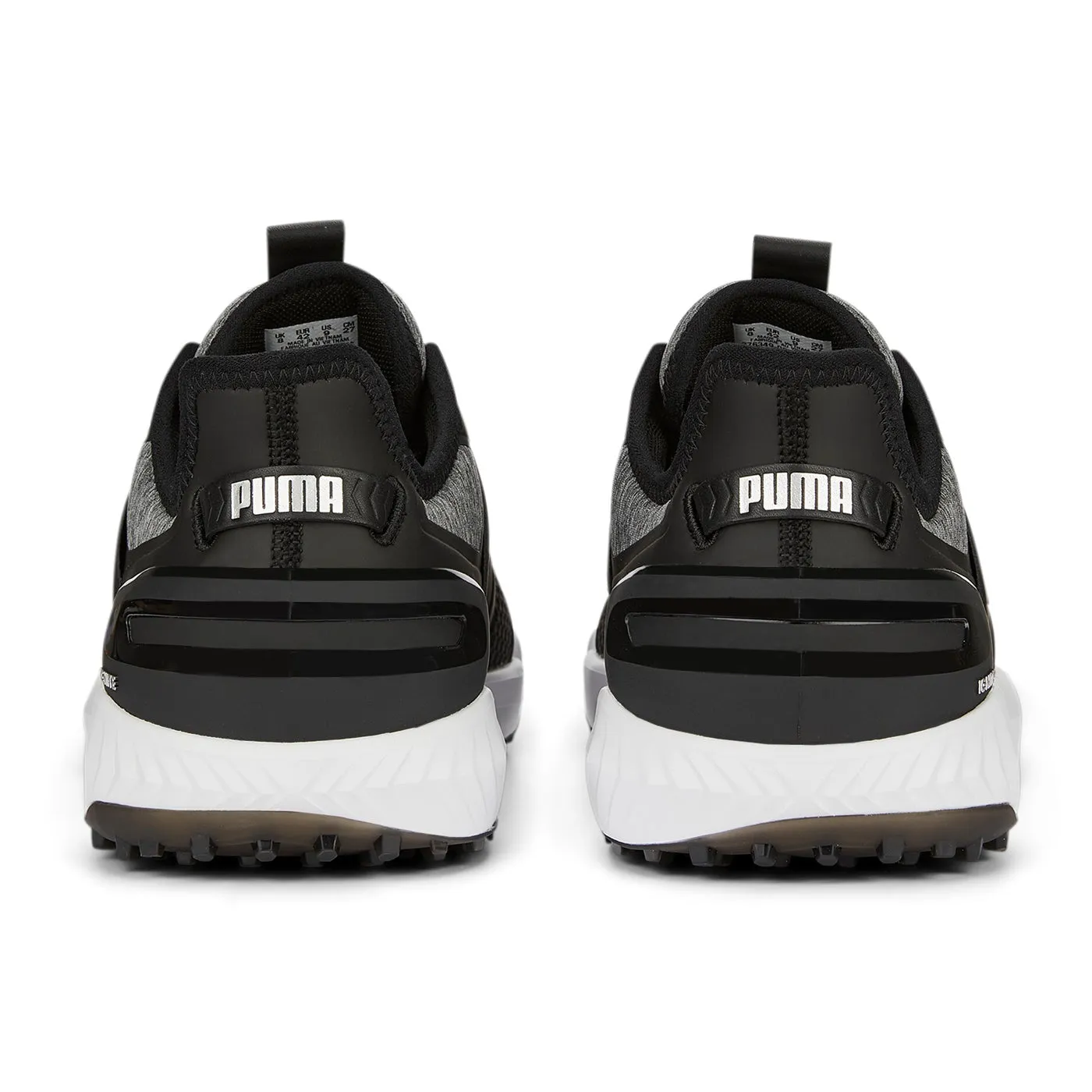 Dress from the Feet Up Built to Perform Puma Ignite Elevate Spikeless Wide Men'S Golf Shoes - Puma Back/ Puma Silver
