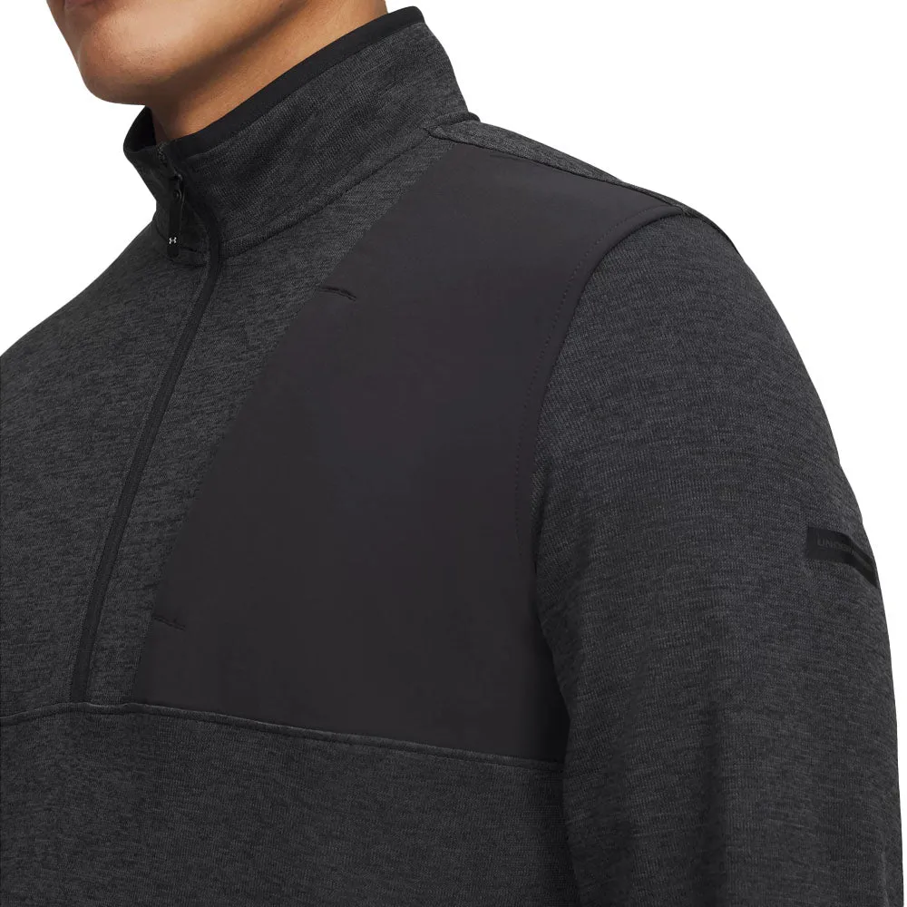 Under Armour Drive Sweaterfleece 1/2 Zip Pullover - Black/Anthracite/Black Father's Day Sale Affordable