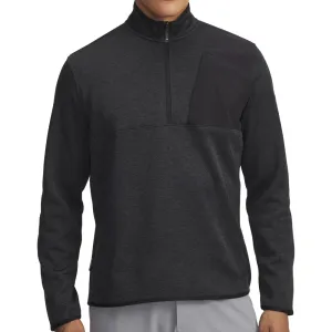 Mother's Day Sale Under Armour Drive Sweaterfleece 1/2 Zip Pullover - Black/Anthracite/Black
