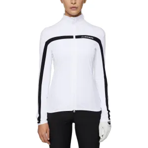 The Fast Lane Choice Step Out Boldly J.Lindeberg Women'S Janice Golf Mid Layer - White