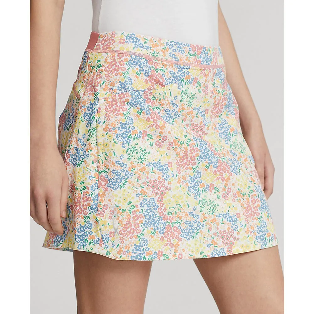 Rlx Ralph Lauren Women'S Printed Aim Skort 17" - Key West Petals Keep Going Strong
