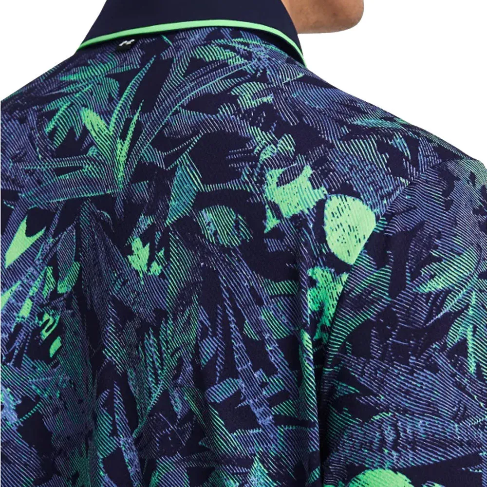 Flash Sale Under Armour Iso-Chill Edge Polo Shirt - Midnight Navy/Matrix Green/Matrix Green