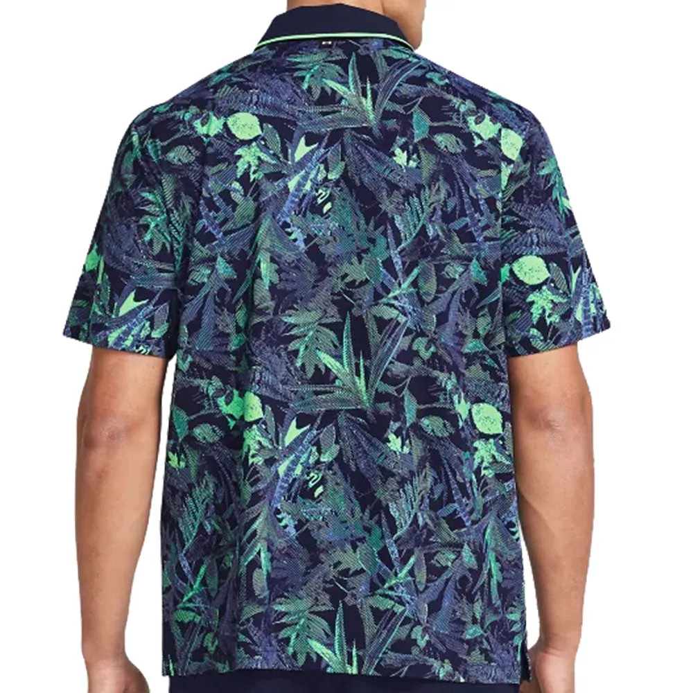 Back To School Sale Memorial Day Sale Under Armour Iso-Chill Edge Polo Shirt - Midnight Navy/Matrix Green/Matrix Green