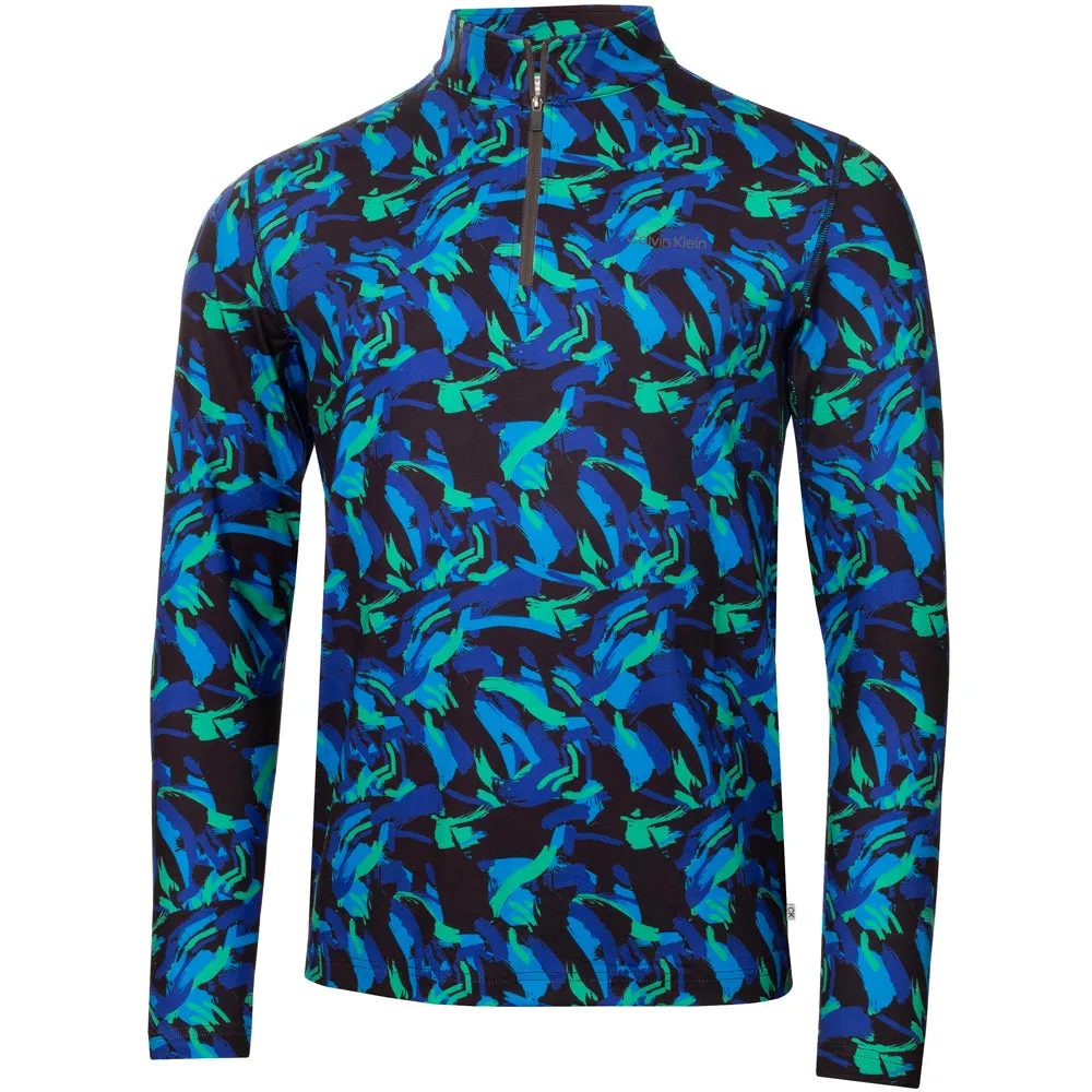 Calvin Klein Newport 1/2 Zip Pullover - Brushstroke Print Walk with Purpose Winter Sale