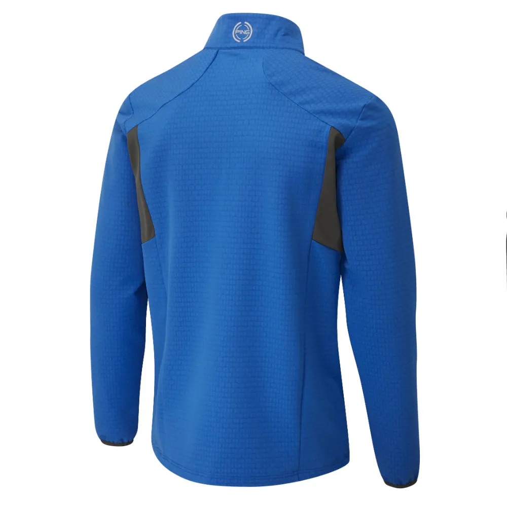 Never Just Walk Ping Power 1/2 Zip Sweater - Delph Blue