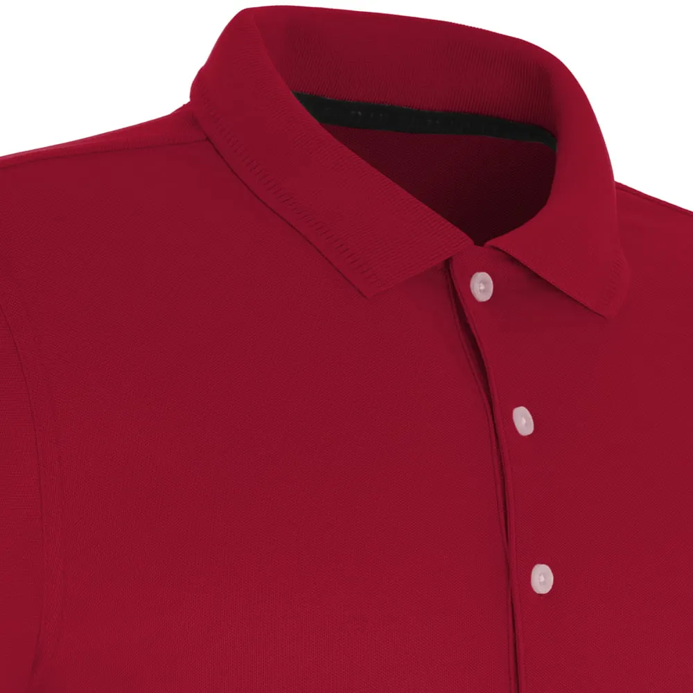 Proquip Pro Tech Plain Polo Shirt - Crimson Red Rule the Streets Step Into Strength