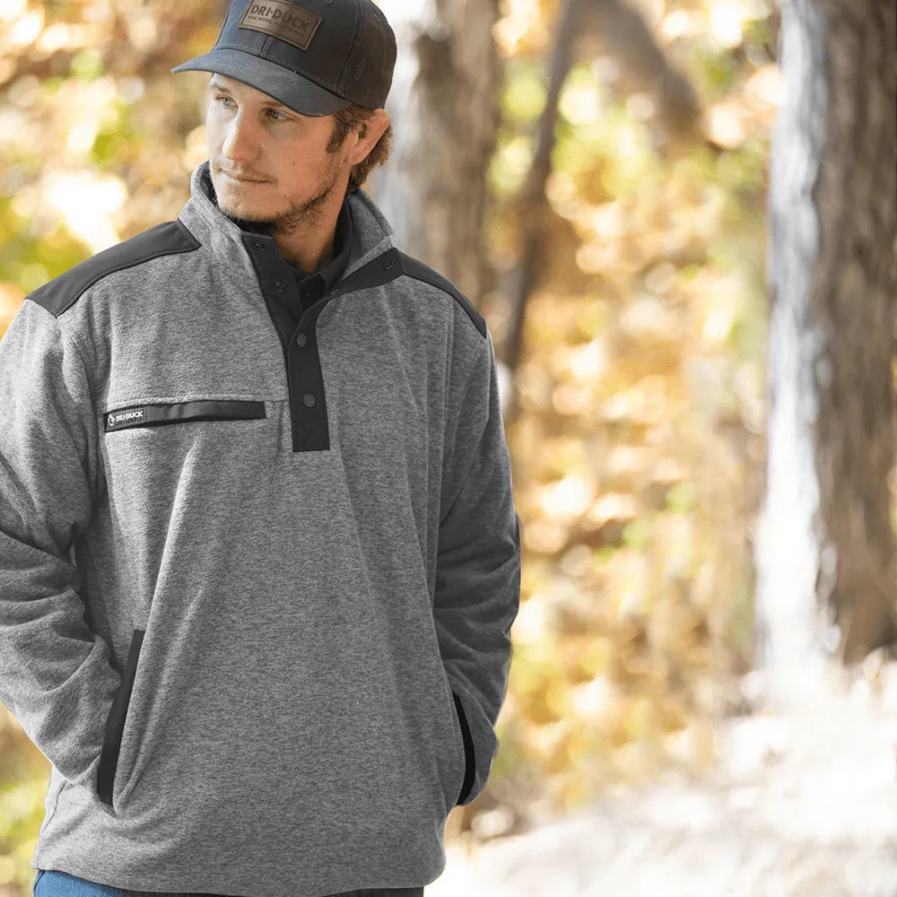 Dri Duck - Men'S Ranger Melange Fleece Pullover Own Every Step