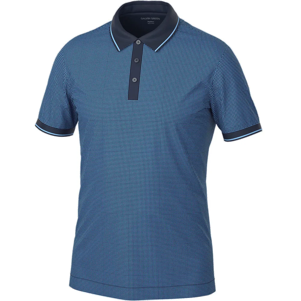 Galvin Green Miller Polo Shirt - Alaskan Blue/Navy Fearlessly You
