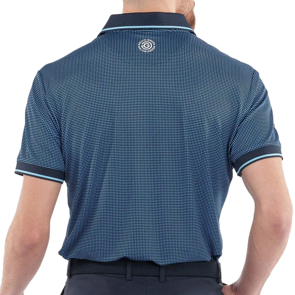 Never Just Walk Galvin Green Miller Polo Shirt - Alaskan Blue/Navy