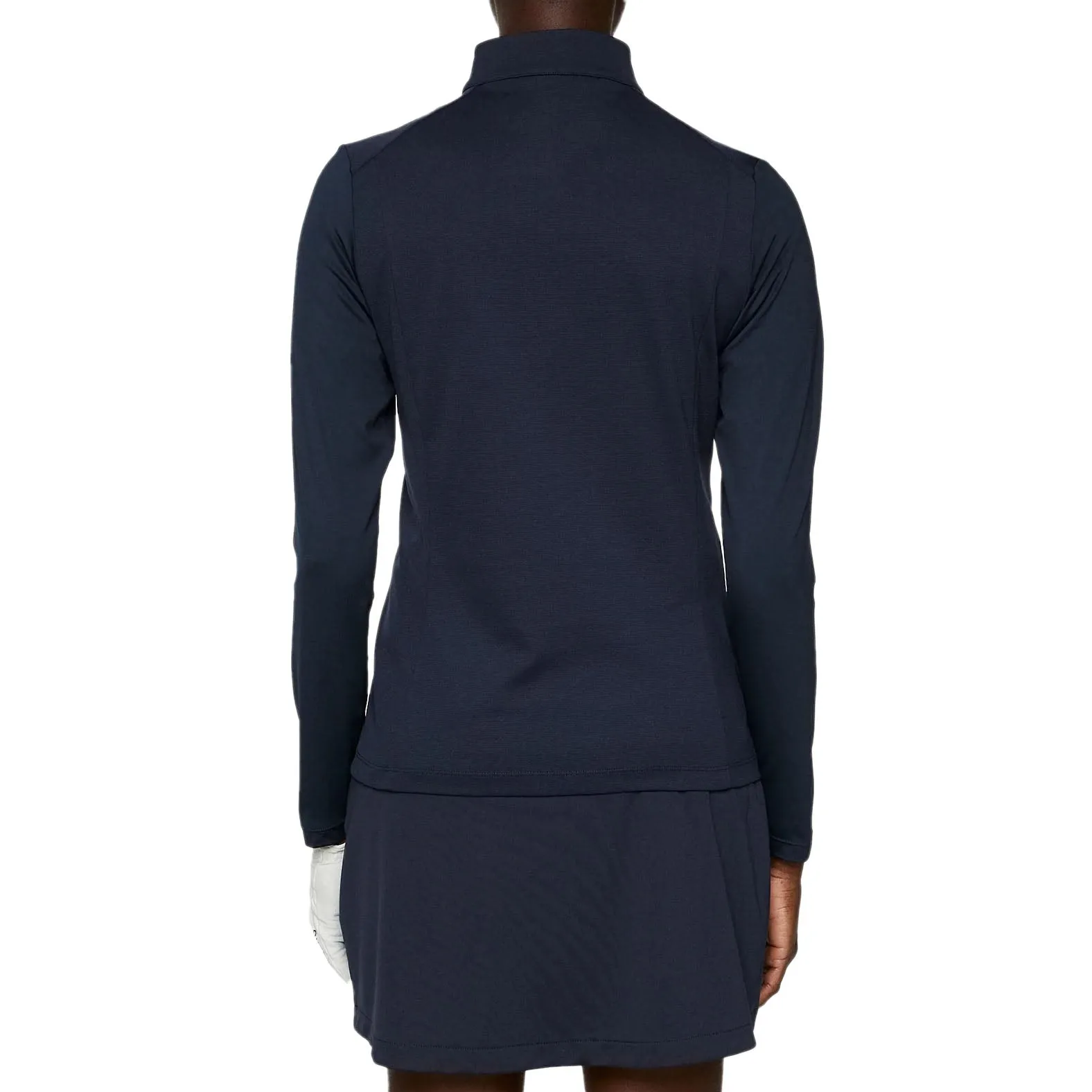 Fuel Your Fire J.Lindeberg Women'S Cindy Quarter Zip Golf Mid-Layer - Jl Navy