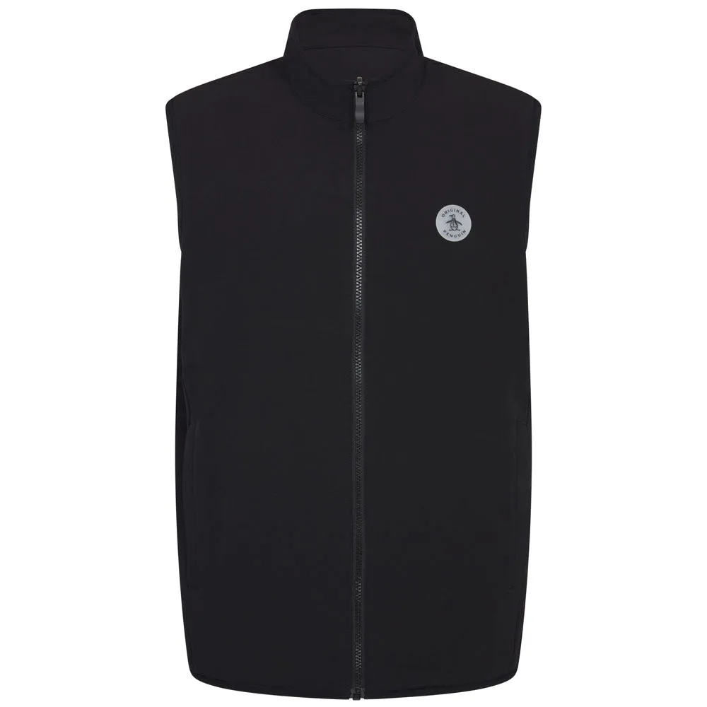 Original Penguin Lightweight Reversible Gilet - Caviar Independence Day Sale The Fast Lane Choice