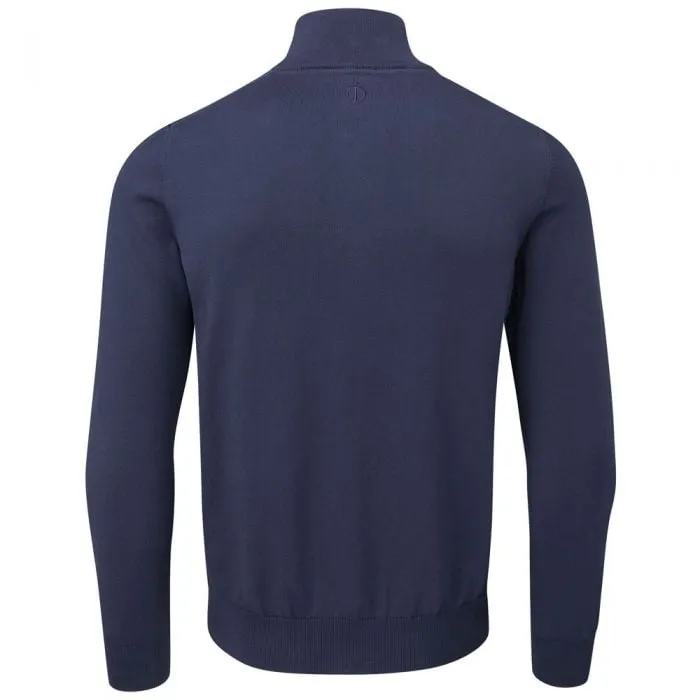 Black Friday Deal Big Savings Oscar Jacobson Waldorf 1/2 Zip Pullover - Navy