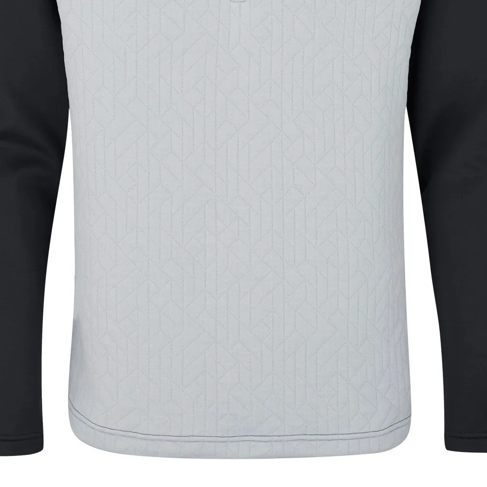 Ping Tobi 1/4 Zip Midlayer - Pearl Grey/Asphalt The Fast Lane Choice