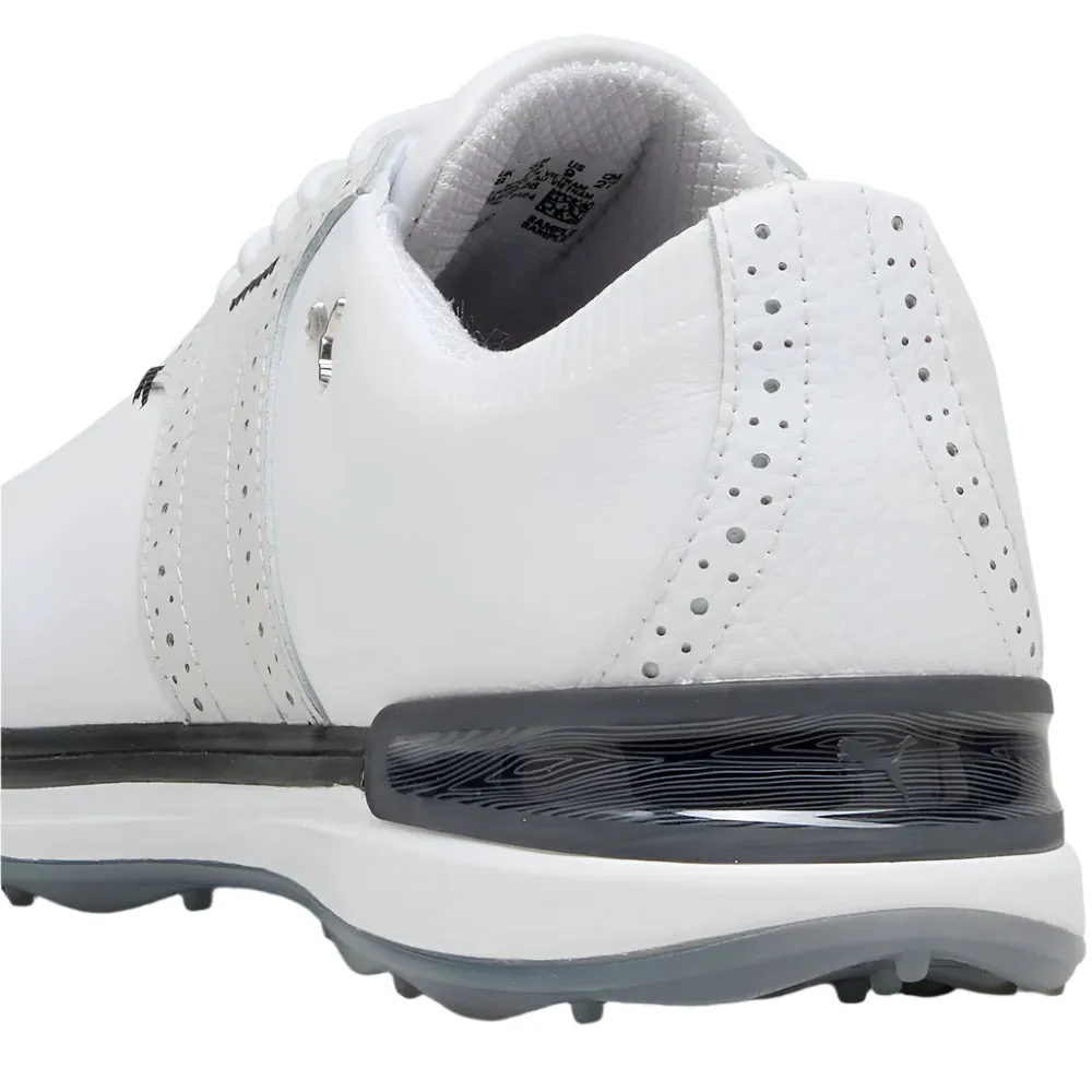 Puma Avant Spikeless Waterproof Shoes - White/Feather Gray/Black Sweetest Day Sale