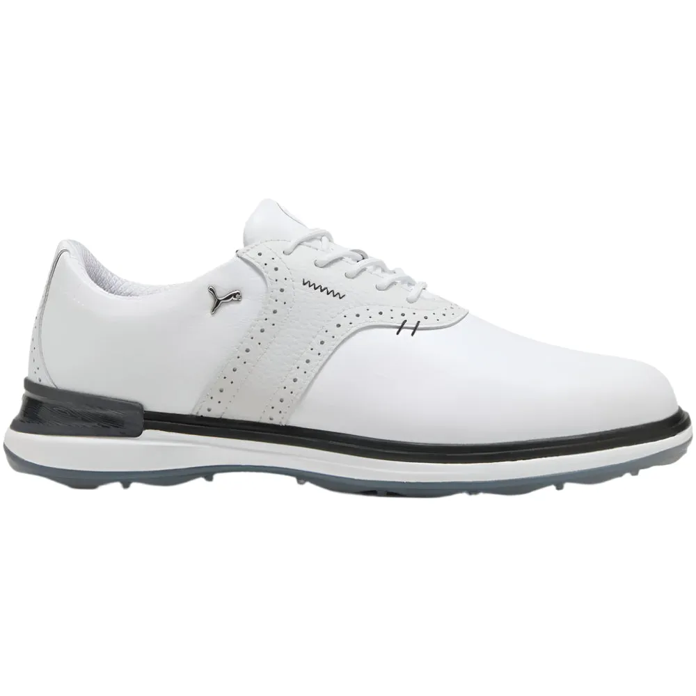 Father's Day Sale Performance Unleashed Puma Avant Spikeless Waterproof Shoes - White/Feather Gray/Black