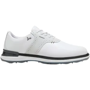 Puma Avant Spikeless Waterproof Shoes - White/Feather Gray/Black Black Friday Sale