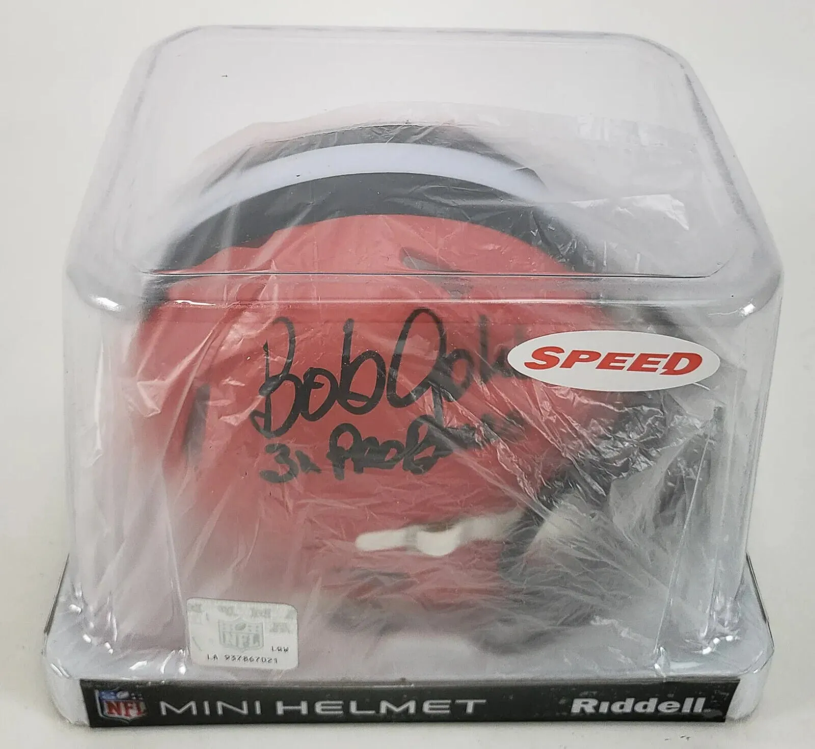 Bob Golic 3x Pro Bowls Signed Cleveland Browns Speed Mini Helmet (JSA COA)