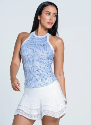 Walk Tall Boho Tile Rib Tank