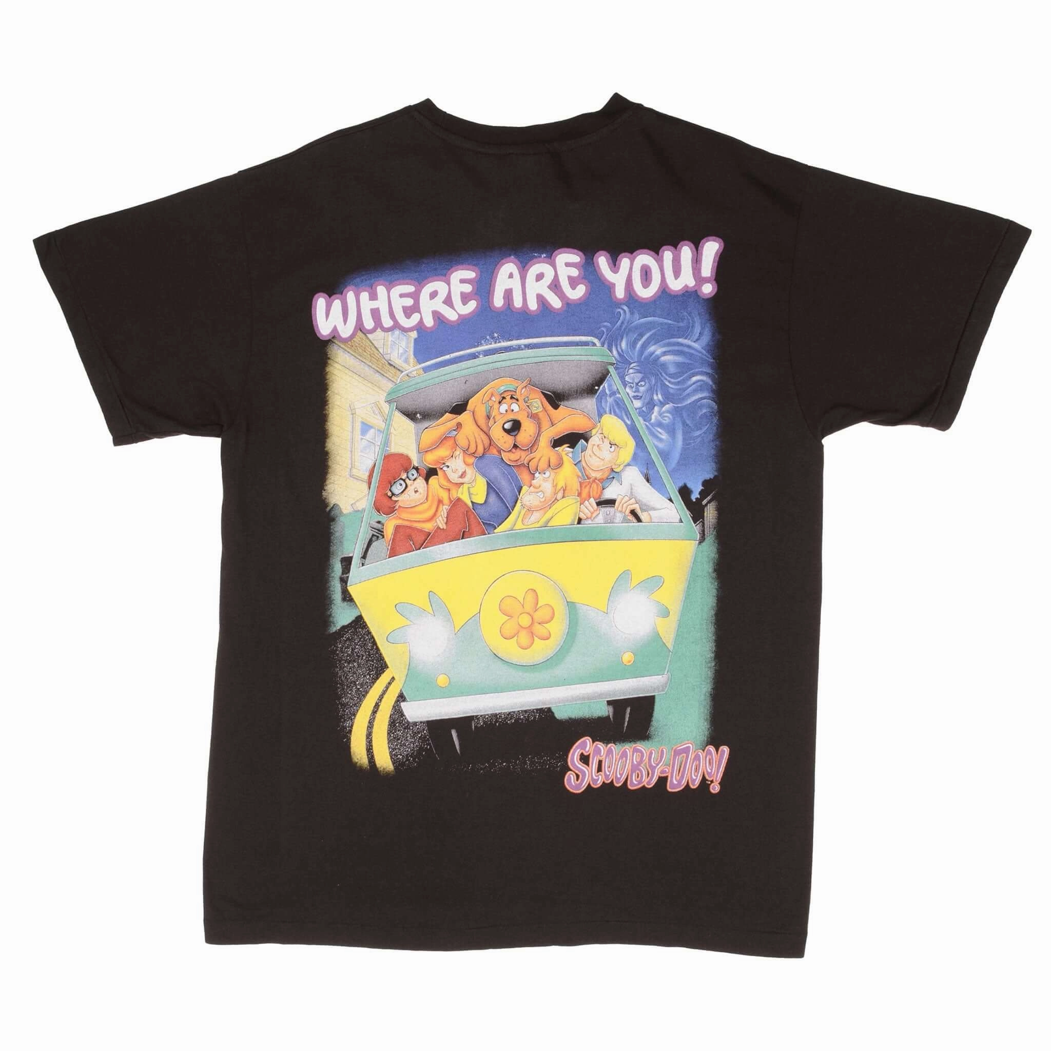 BOOTLEG SCOOBY DO WHERE ARE YOU TEE SHIRT SIZE XL SINGLE STITCH