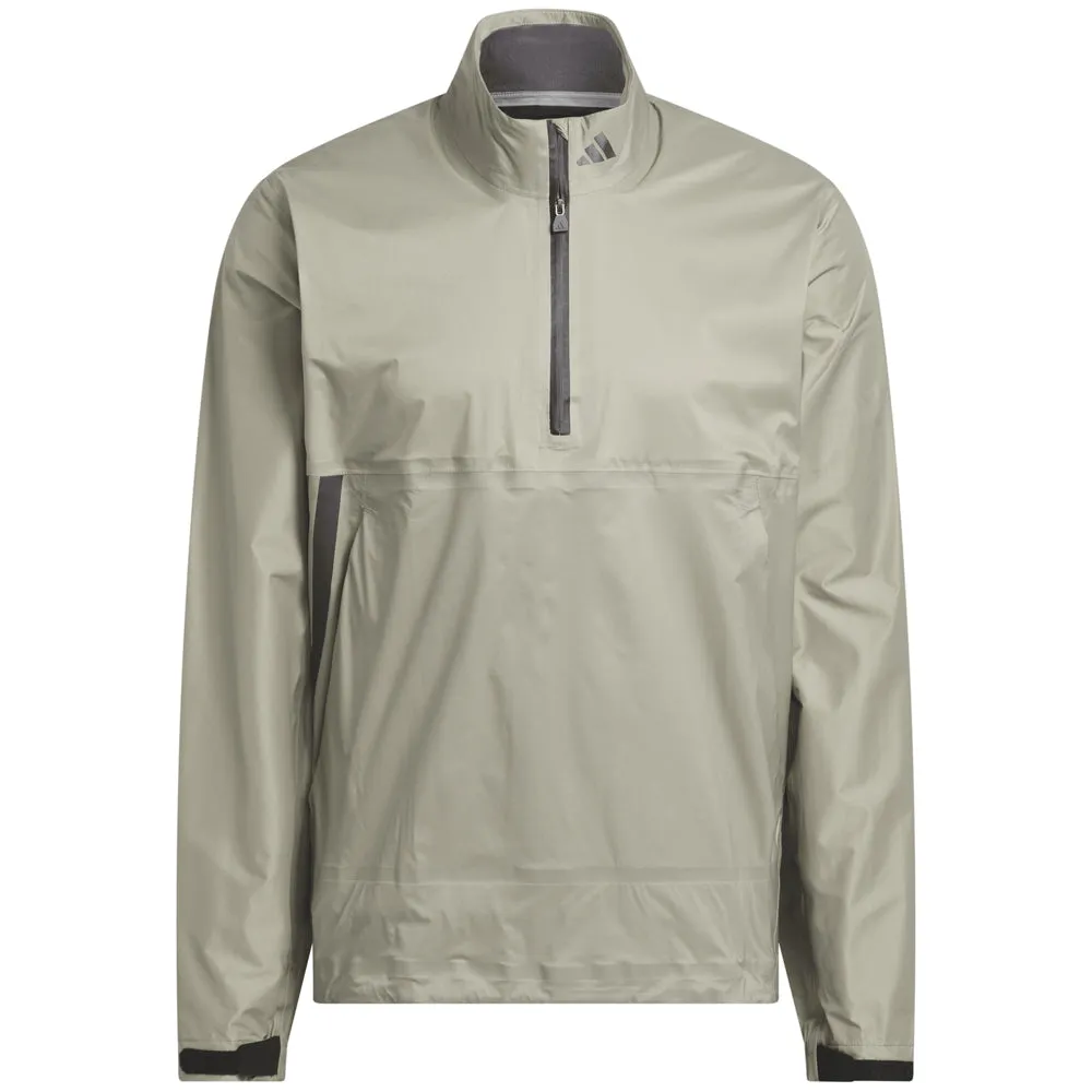 Adidas Ultimate365 Tour Climaproof  Half-Zip Waterproof Jacket - Silver Pebble Independence Day Sale Great Value