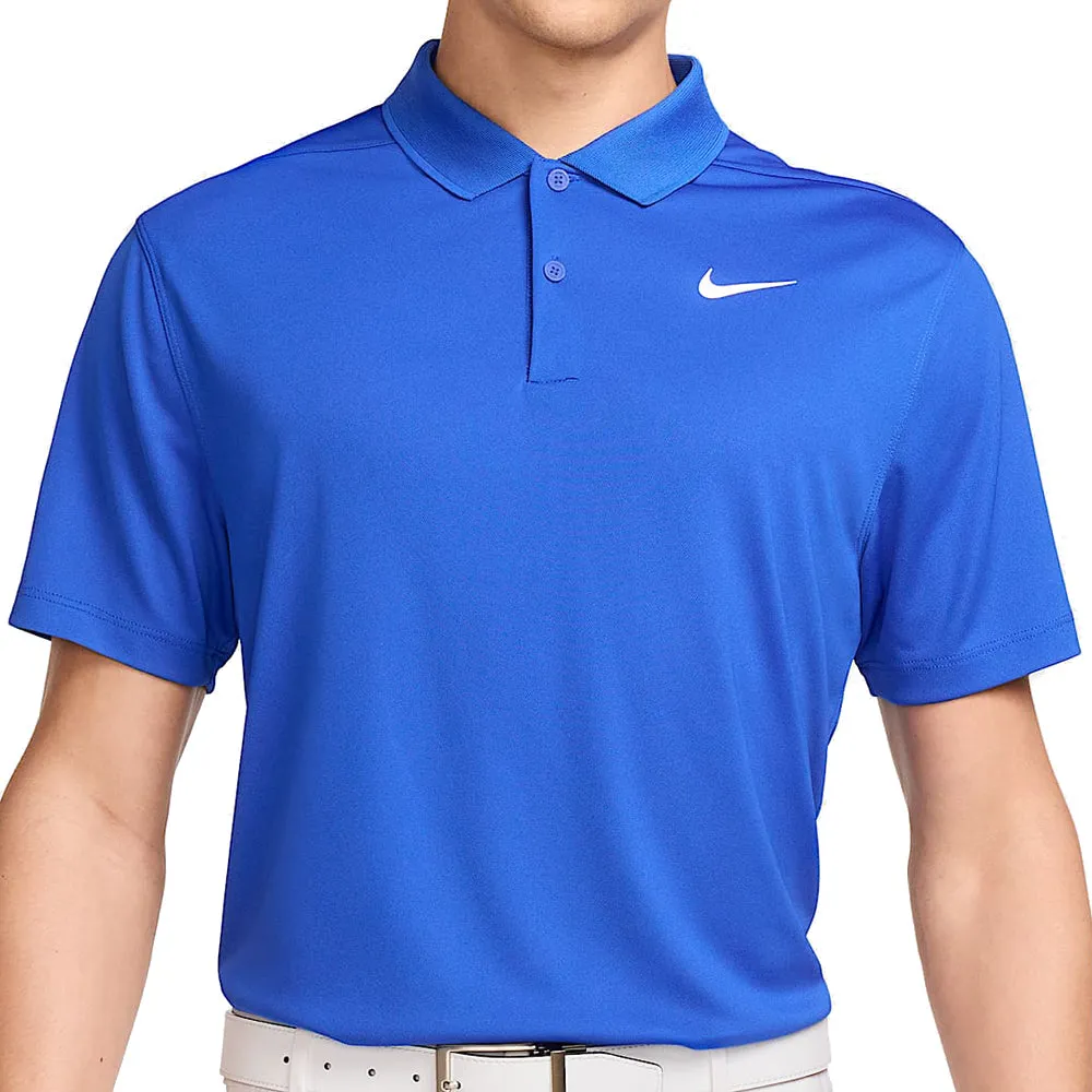 The Fast Lane Choice Own the Streets Nike Dri-Fit Victory Solid Polo Shirt - Game Royal/White